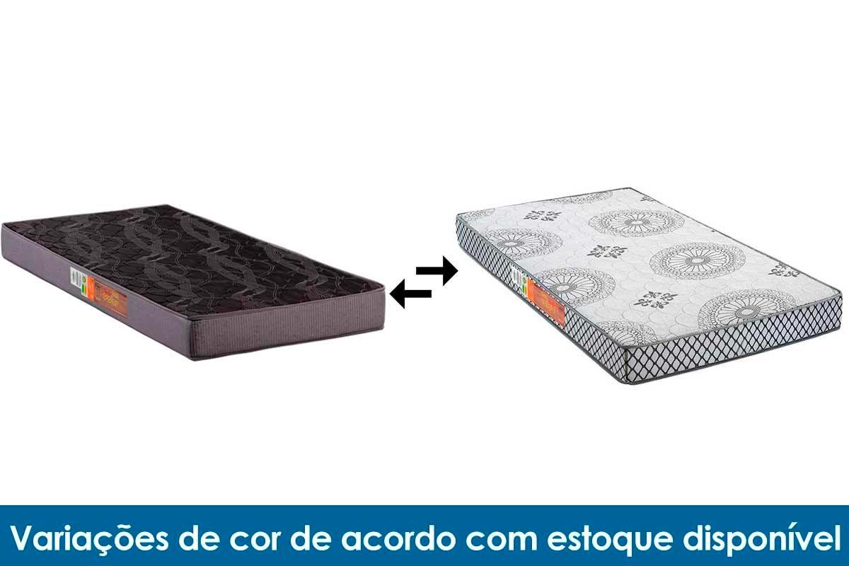 Colchão Solteiro Pérola Polar (2un) + Bicama Invicta