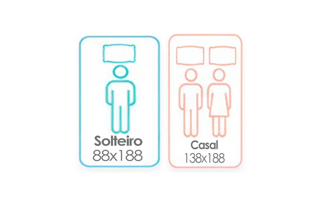 Cama Box c/Aux CRC +Colchão Molas Freedom Ortobom
