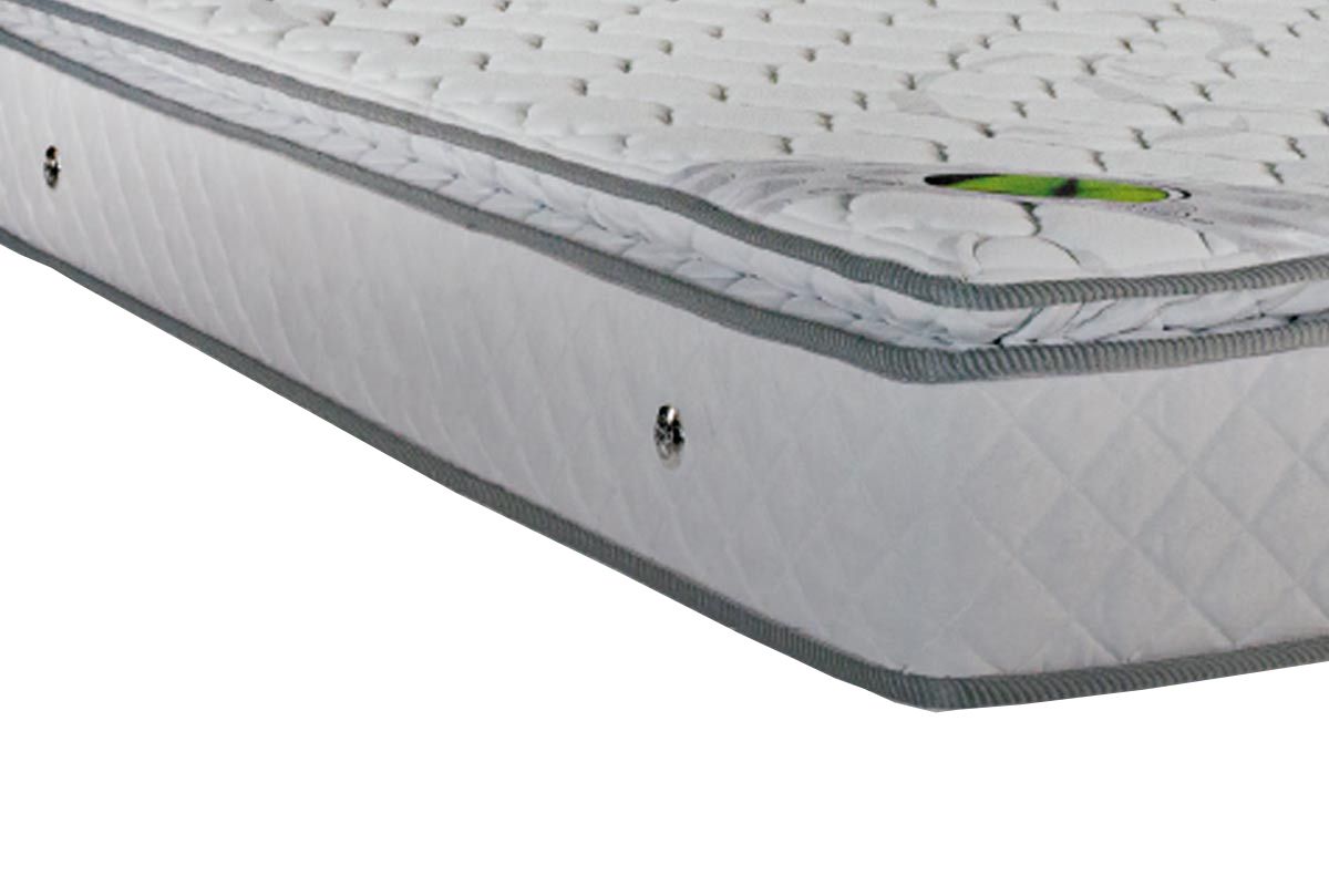 Cama Box c/Aux CRC +Colchão Molas Luck Luckspuma
