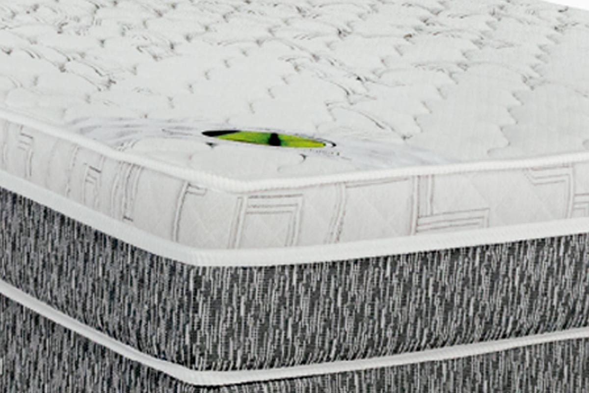Cama Box Baú CRC +Colchão Molas Aspen Luckspuma