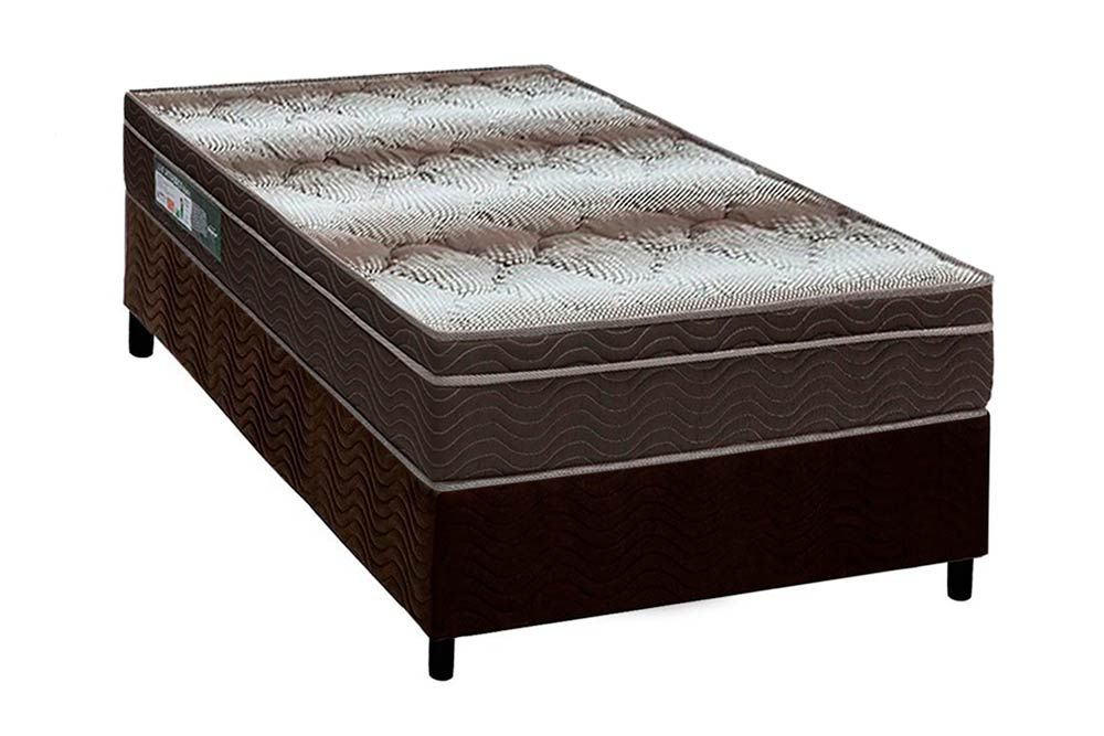 Cama Box CRC +Colchão Ortopédico Light Ortobom