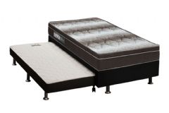 Cama Box c/Aux Filhão +Colchão Ortopédico Light Ortobom