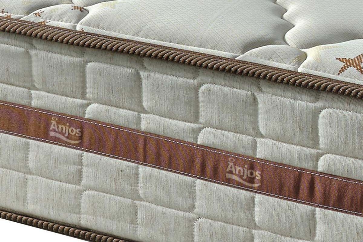 Cama Box c/Aux CRC +Colchão Molas Classic Anjos
