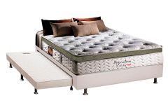 Cama Box c/Aux Filhão +Colchão Molas Imperatore Herval
