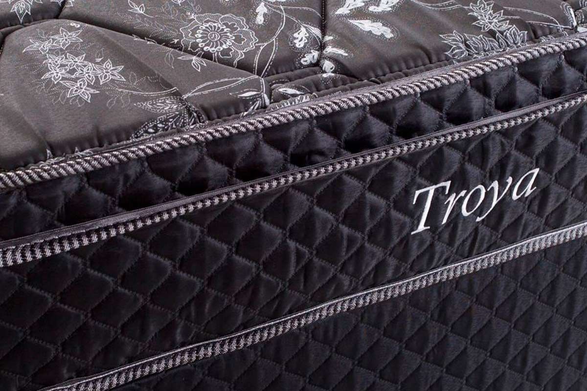 Cama Box Baú CRC +Colchão Molas Troya Herval