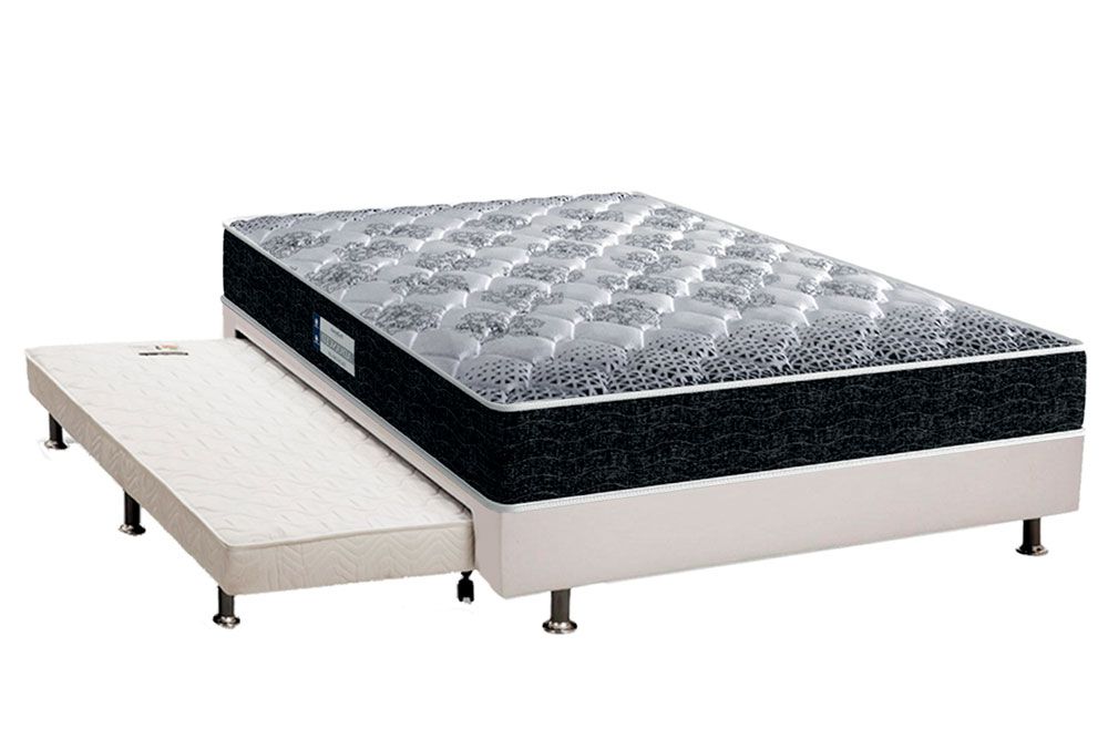 Cama Box CRC +Colchão Ortopédico Tech1500 Probel