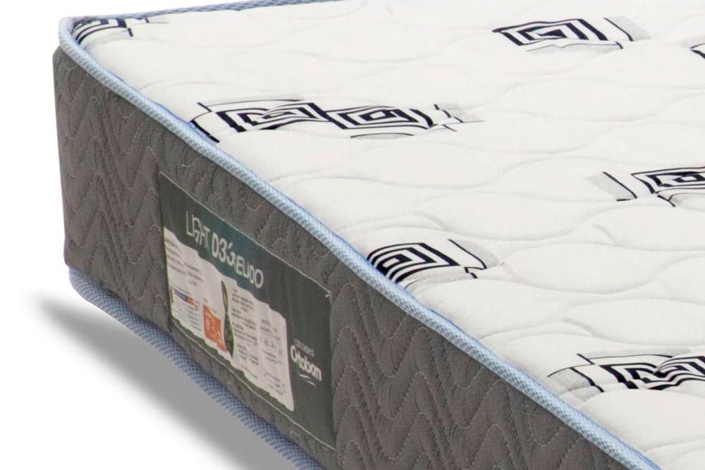 Cama Box Baú CRC +Colchão Espuma D33 Light Ortobom