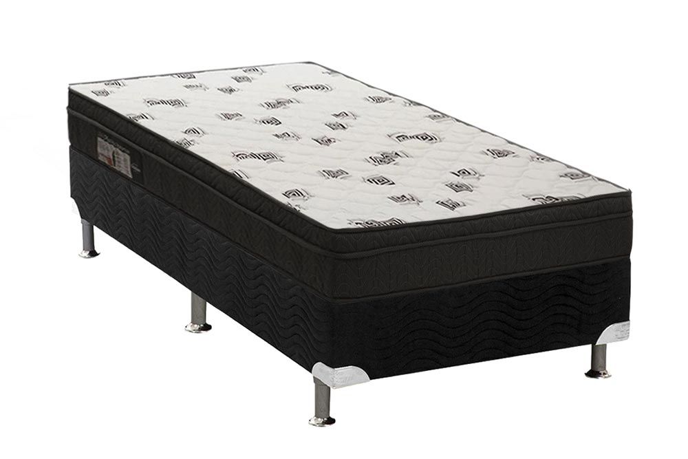 Cama Box CRC +Colchão Espuma D45 Light Ortobom