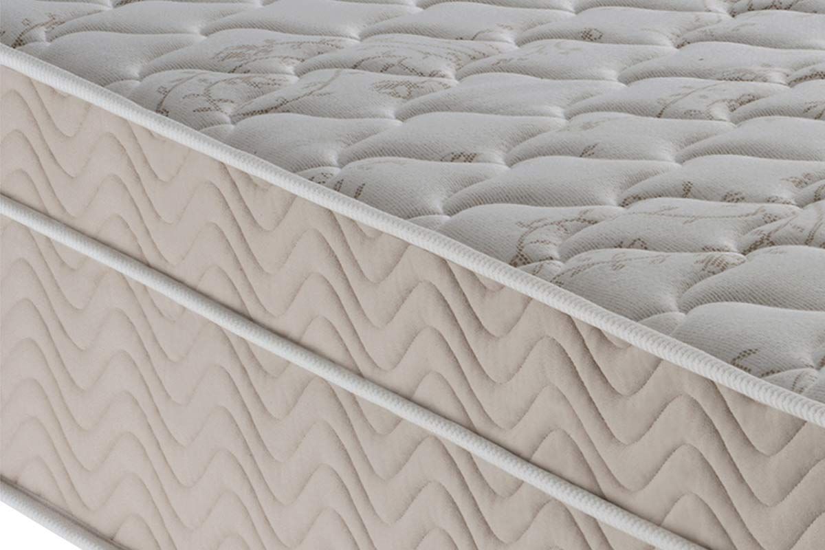 Cama Box CRC +Colchão Molas Airtech Ortobom