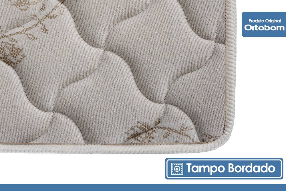 Cama Box Baú CRC +Colchão Molas Airtech Ortobom