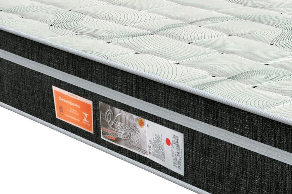 Cama Box Solteiro CRC + Colchão Molas + Armário Multiuso Margarida