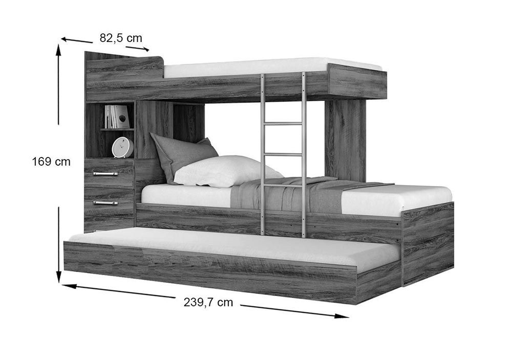 Colchão Pérola Polar (3un) + Guarda Roupa Veneza Luxo + Treliche Plus