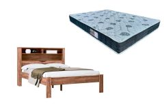 Colchão Casal D45 Cecina + Cama Invicta