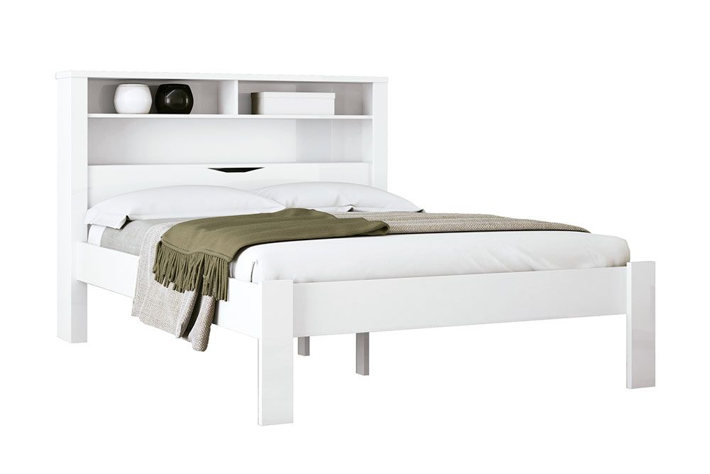 Cama de Casal Invicta c/Baú e Nichos S. Andirá Cama de Casal Invicta c/Baú e Nichos S. Andirá