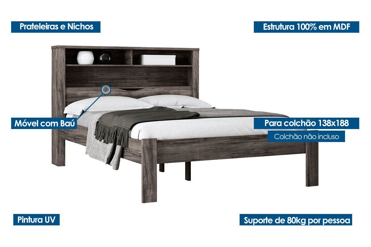 Colchão Casal King Best+Cama Invicta