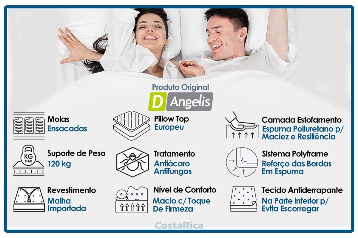 Colchão Casal King Best+Cama Invicta
