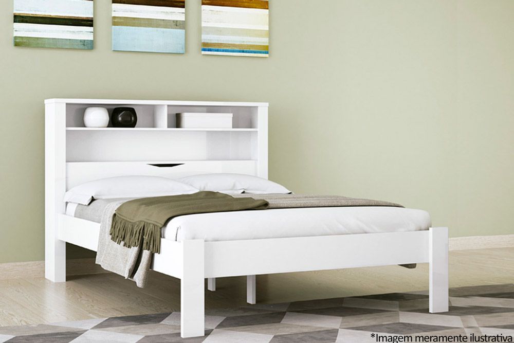 Colchão Casal Scotland Maxspring Herval + Cama Invicta