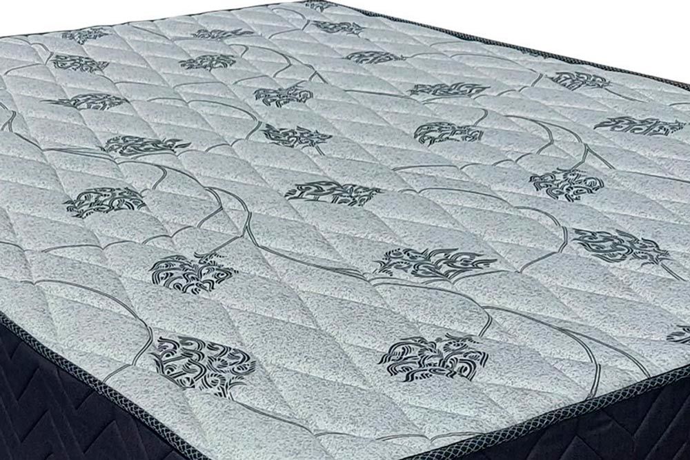 Cama Box Casal + Colchão Foggia Sognia + Guarda Roupa Veneza Luxo