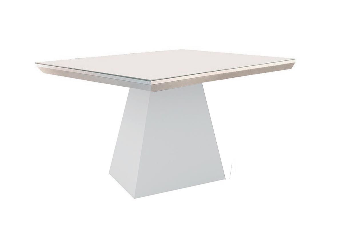 Mesa Jantar Luna c/Tampo MDF/Vidro 90cm Rufato Mesa Jantar Luna c/Tampo MDF/Vidro 90cm Rufato