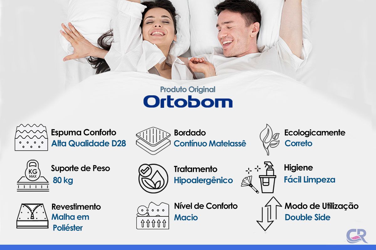 Colchão D28 Ortobom Light
