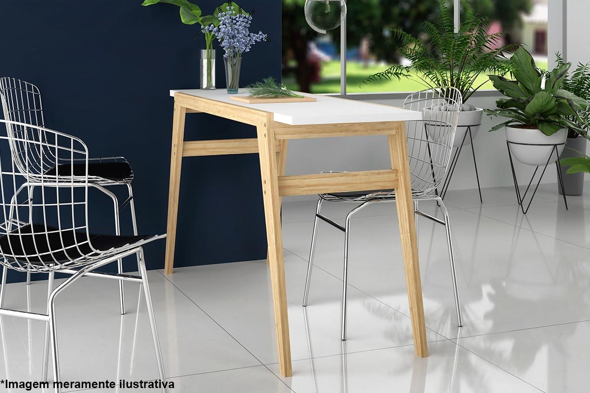 Aparador de Sala Jantar BMU179 c/Pés de Madeira 135cm BRV