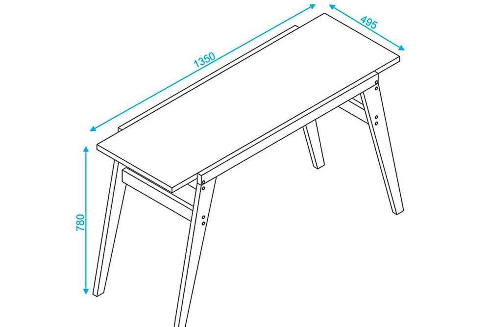 Aparador de Sala Jantar BMU179 c/Pés de Madeira 135cm BRV