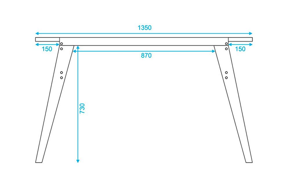 Aparador de Sala Jantar BMU179 c/Pés de Madeira 135cm BRV