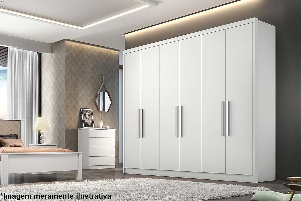 Guarda Roupa Casal 6 Portas 6Gavs Rizon N. Horizonte Guarda Roupa Casal 6 Portas 6Gavs Rizon N. Horizonte