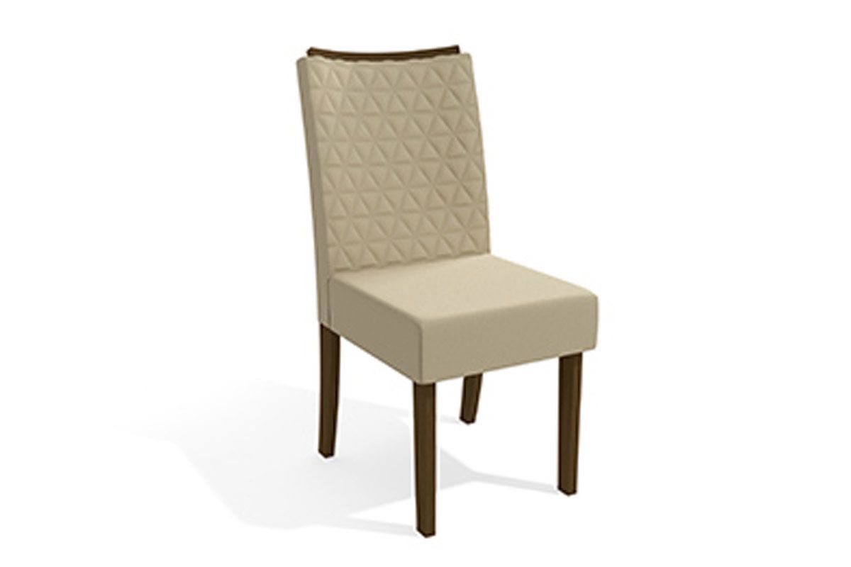 Cadeira Jantar Rosa 2CAD129 Madeirado Kit 2 Un KappesbergWalnut/Linho Bege Cadeira Jantar Rosa 2CAD129 Madeirado Kit 2 Un KappesbergWalnut/Linho Bege