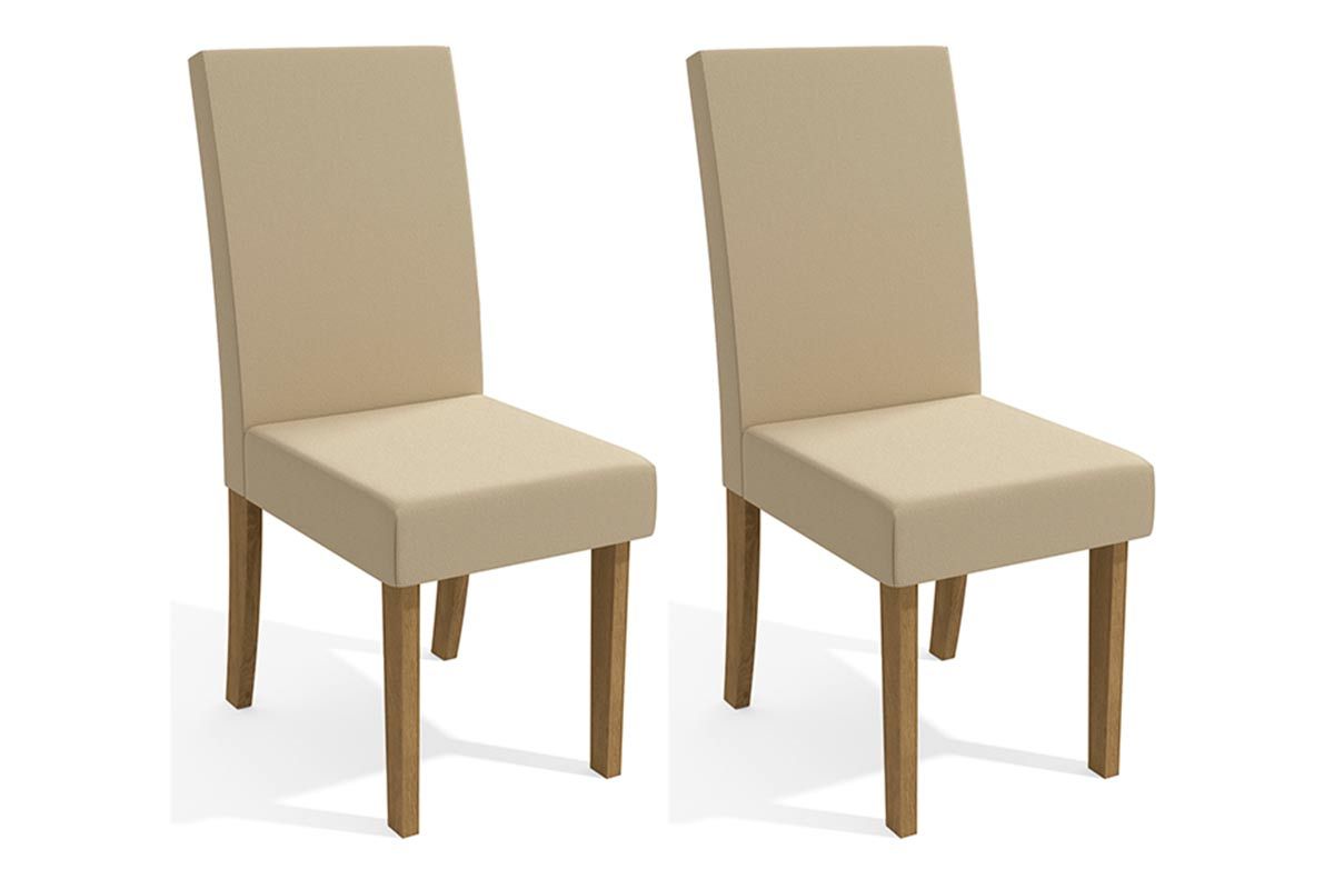 Cadeira Jantar Dália 2CAD131 Madeirado Kit 2 Un Kappesberg Cadeira Jantar Dália 2CAD131 Madeirado Kit 2 Un Kappesberg