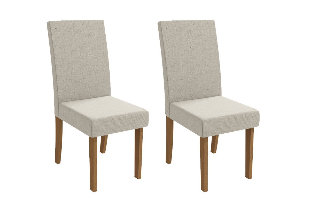 Cadeira Jantar Dália 2CAD131 Madeirado Kit 2 Un Kappesberg Cadeira Jantar Dália 2CAD131 Madeirado Kit 2 Un Kappesberg