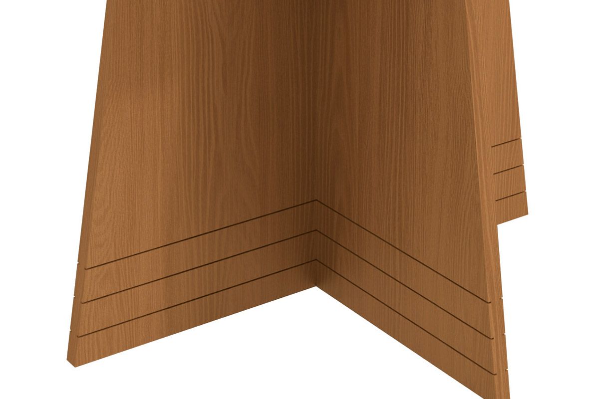 Base Mesa de Jantar Lótus BA25 Madeirado s/Tampo Kappesberg Base Mesa de Jantar Lótus BA25 Madeirado s/Tampo Kappesberg