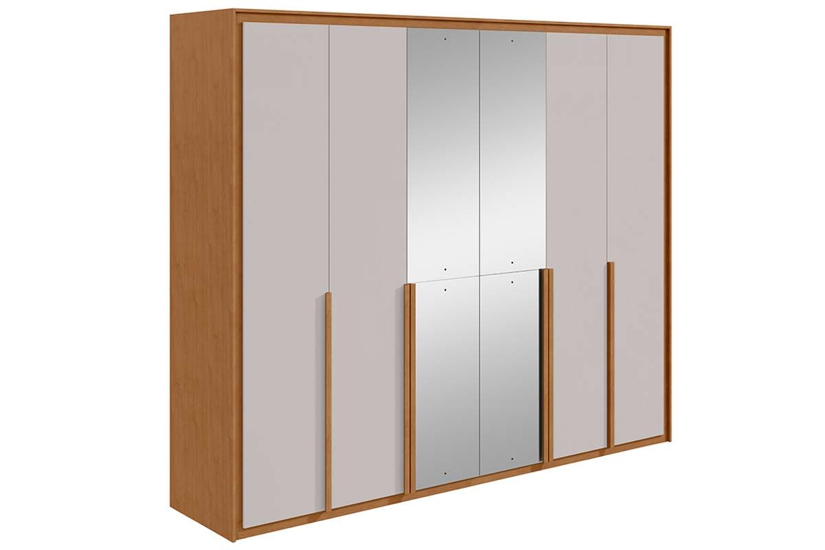 Guarda Roupa Casal 6 Portas (1 c/Espelho) e 6 Gavetas Imperatore Lopas Guarda Roupa Casal 6 Portas (1 c/Espelho) e 6 Gavetas Imperatore Lopas