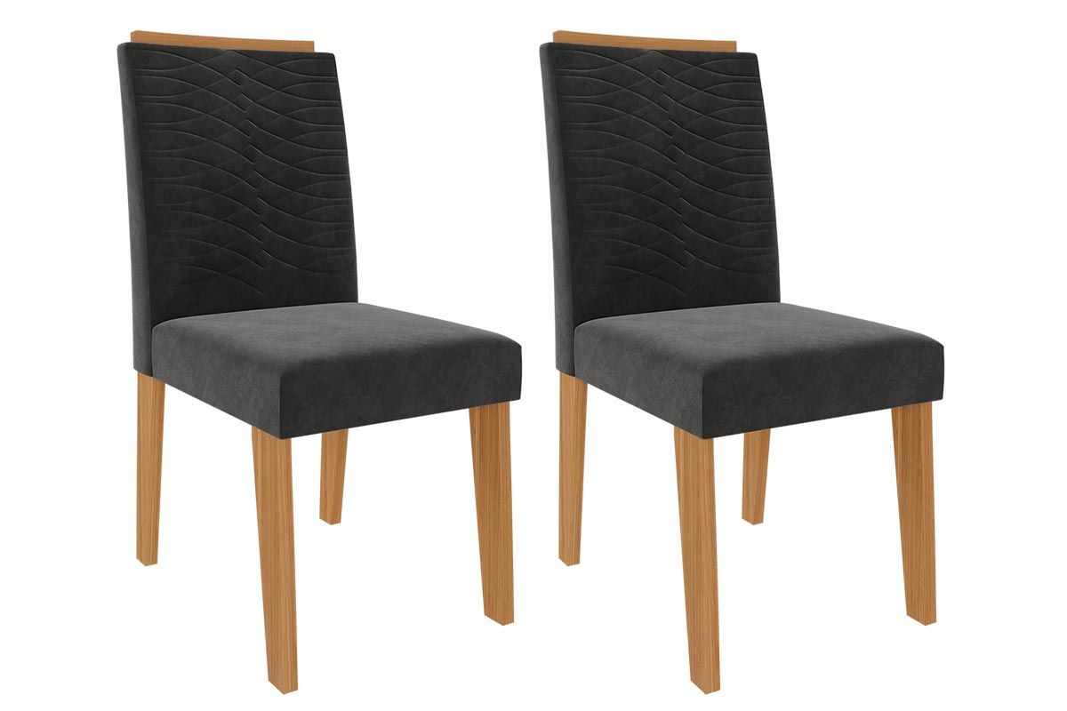 Cadeira Jantar Clarice Wood Kit 2 Un Cimol Cadeira Jantar Clarice Wood Kit 2 Un Cimol