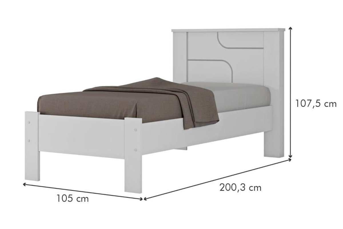 Cama Solteiro Pérola Conquista Cama Solteiro Pérola Conquista