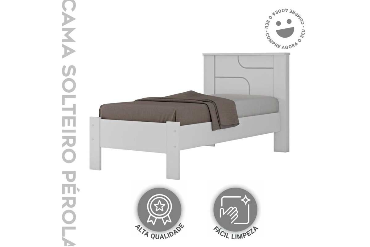 Cama Solteiro Pérola Conquista Cama Solteiro Pérola Conquista