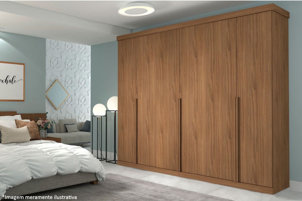 Guarda Roupa Casal 6 Portas e 6 Gavetas Guarapari Panan Guarda Roupa Casal 6 Portas e 6 Gavetas Guarapari Panan