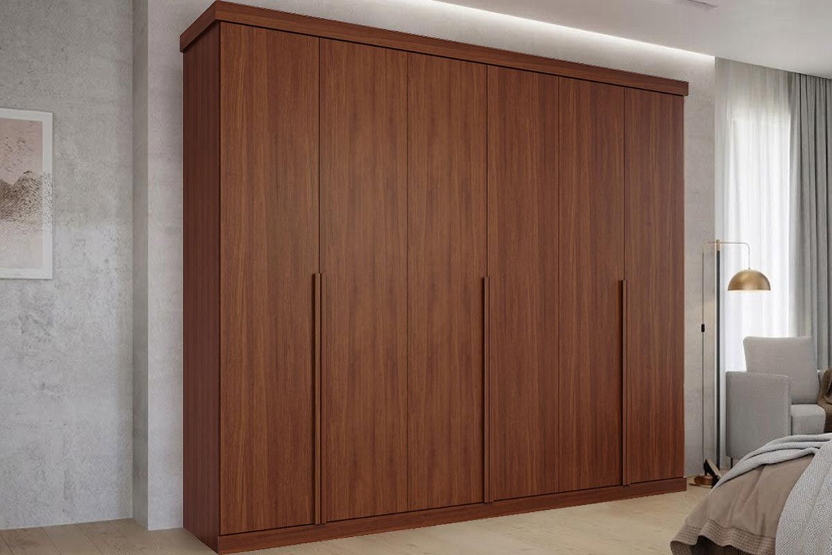 Guarda Roupa Casal 6 Portas e 6 Gavetas Guarapari PananJequitiba