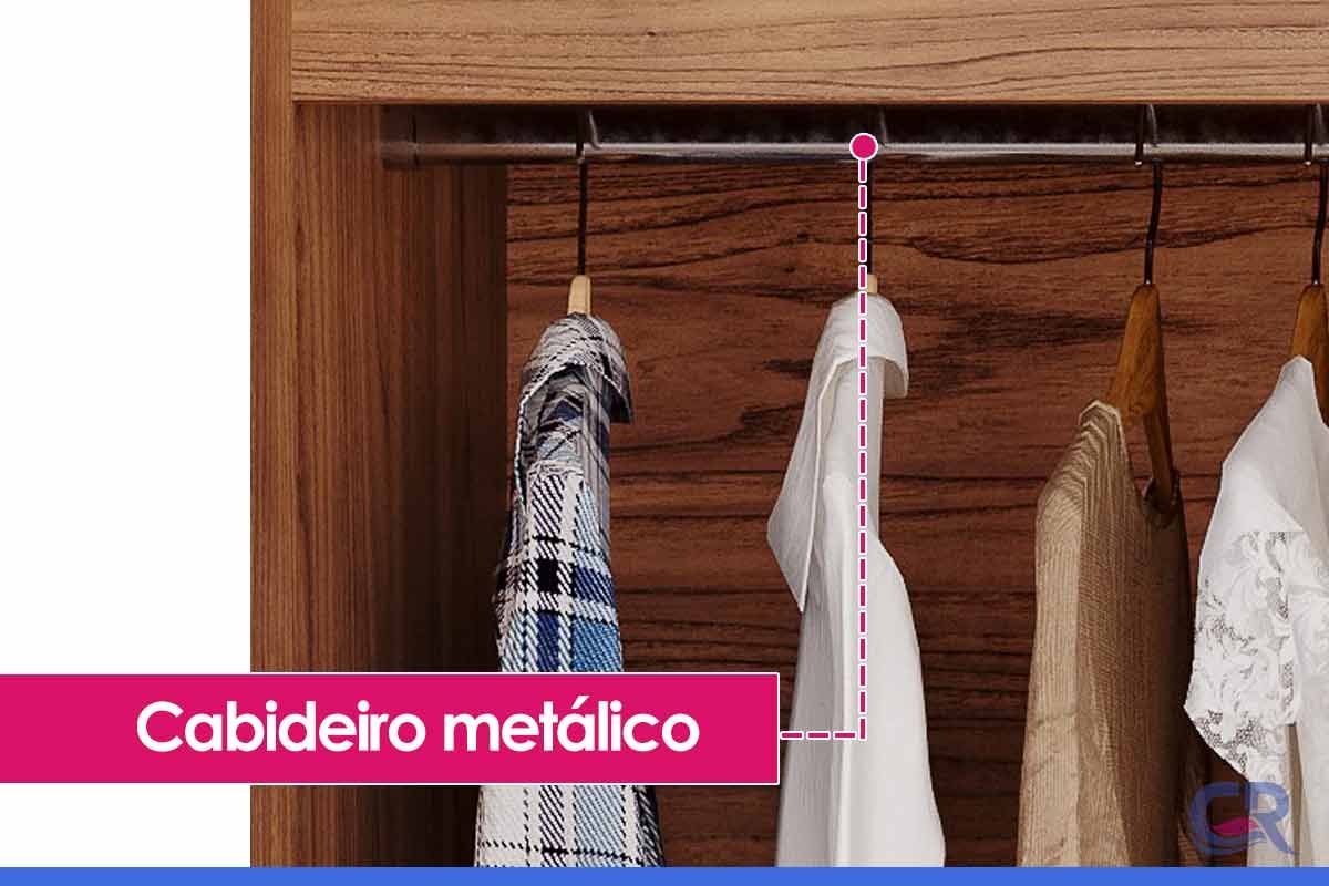 Guarda Roupa Casal 2 Portas de Correr e 3 Gavetas c/Pés Ilhéus Panan Guarda Roupa Casal 2 Portas de Correr e 3 Gavetas c/Pés Ilhéus Panan