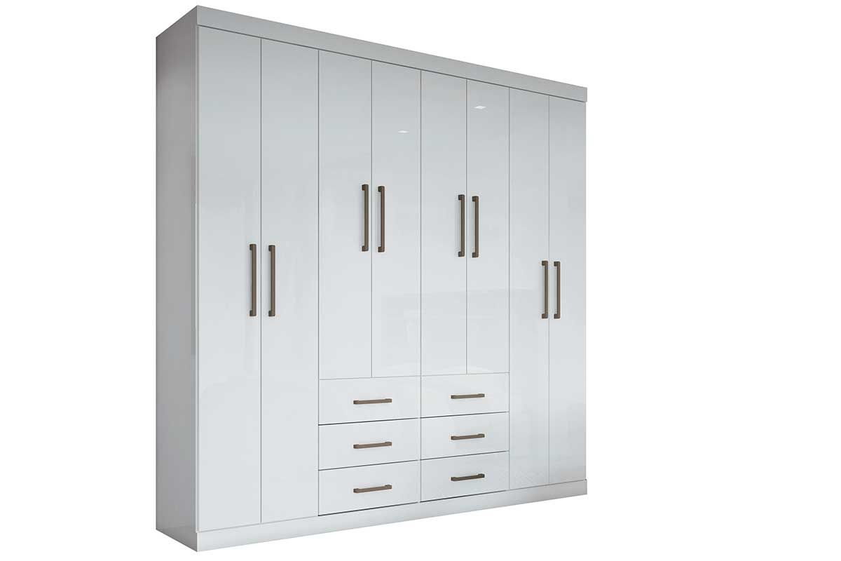 Guarda Roupa Casal 8 Portas e 6 Gavetas Liverpool 8.6 S. Andirá Guarda Roupa Casal 8 Portas e 6 Gavetas Liverpool 8.6 S. Andirá