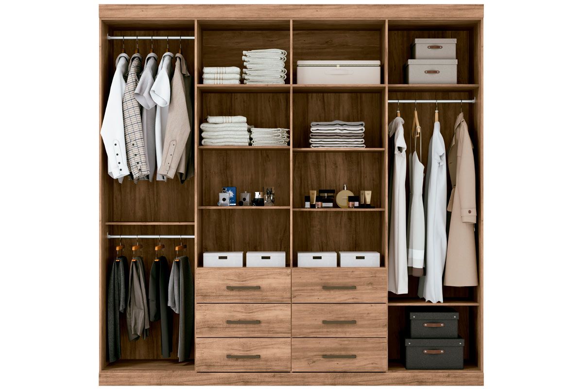 Guarda Roupa Casal 8 Portas (2 c/Espelho) e 6 Gavetas Liverpool S. Andirá Guarda Roupa Casal 8 Portas (2 c/Espelho) e 6 Gavetas Liverpool S. Andirá