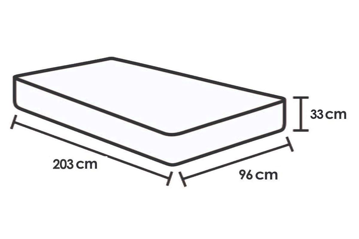 Colchão Molas Maxspring Herval IstambulSolteirão - 96x203x33