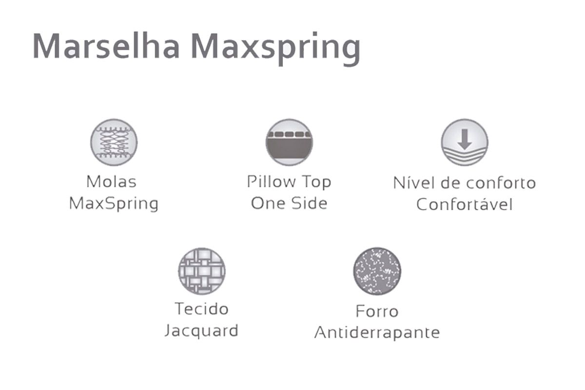 Colchão Molas Maxspring Herval Marselha