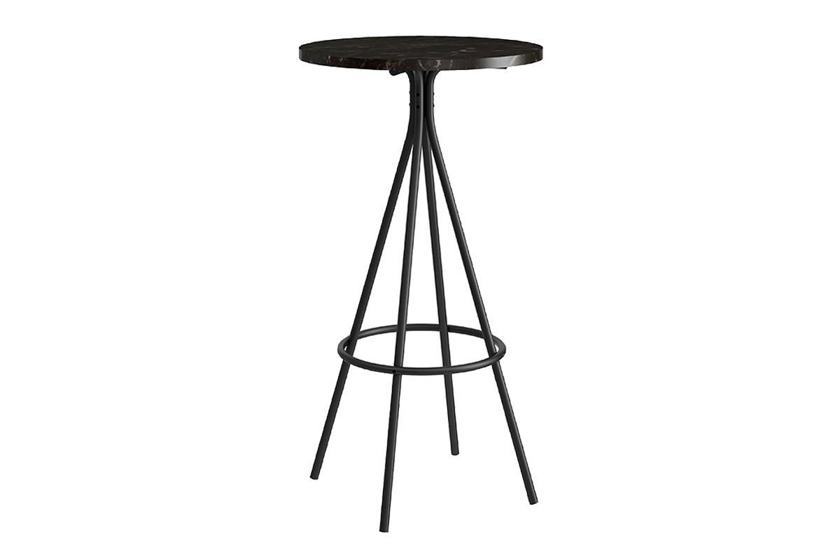 Mesa Jantar 1575 Aço c/Tampo Madeirado 60 cm Carraro Mesa Jantar 1575 Aço c/Tampo Madeirado 60 cm Carraro