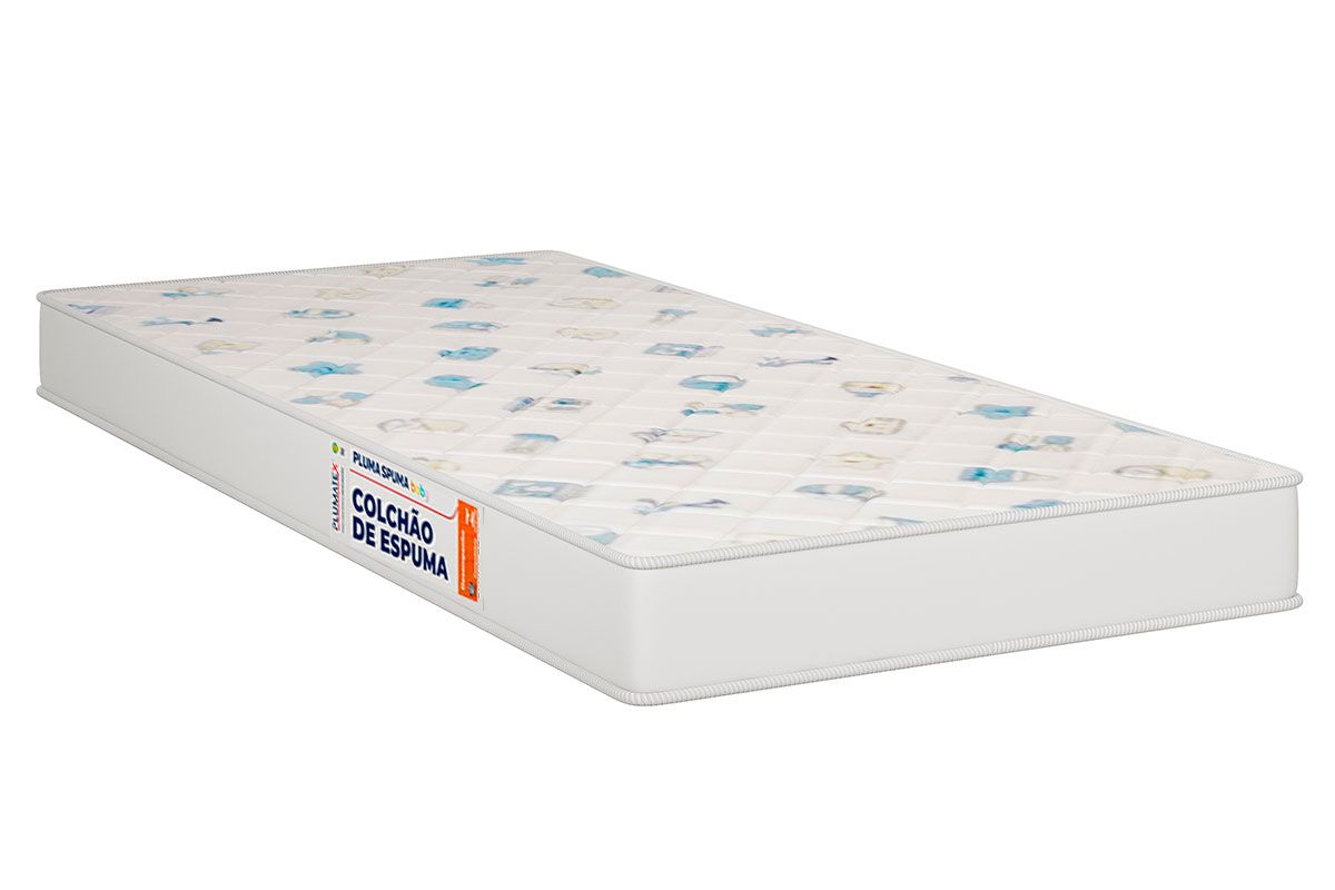 Colchão Plumatex D18 Baby PlumaSpumaInfantil - 60x130x12 Colchão Plumatex D18 Baby PlumaSpumaInfantil - 60x130x12