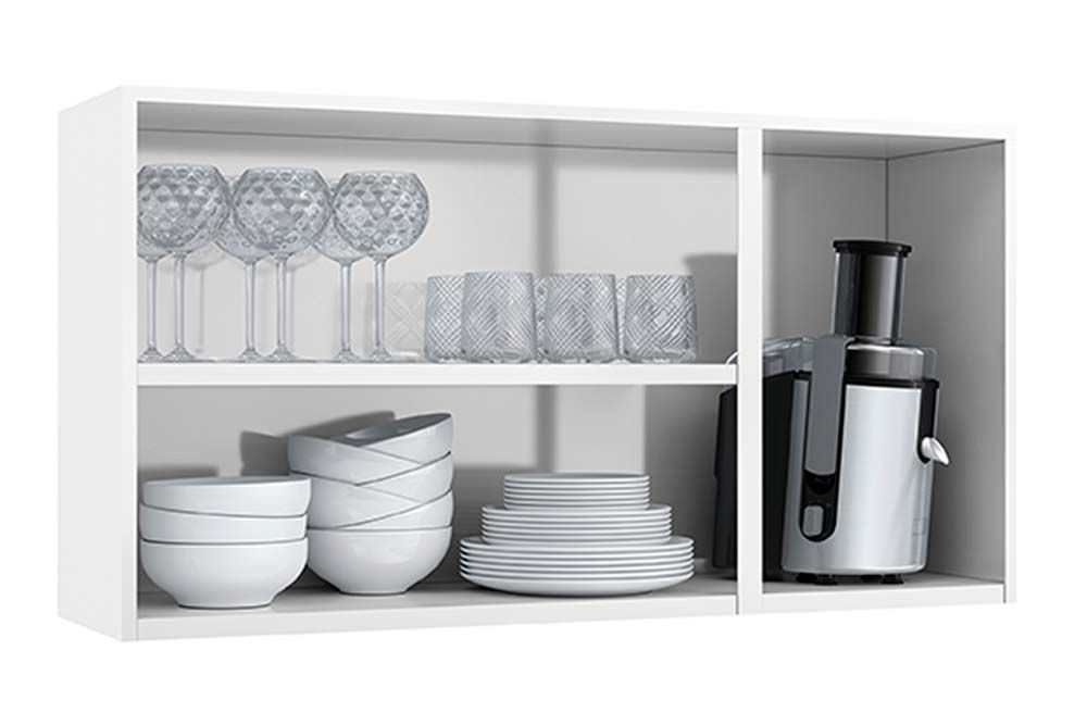 Armário Aéreo Cozinha Telasul Star New Aço c/3 Portas c/Vidro 120cm Armário Aéreo Cozinha Telasul Star New Aço c/3 Portas c/Vidro 120cm