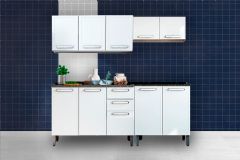 Cozinha Completa Evidence 4 Peças (2Aéreos+2Balcões) C4P61 - Bertolini