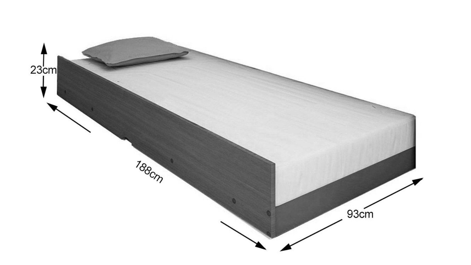 Colchão Solteiro Physical Ortobom (2un) + Bicama Ravena
