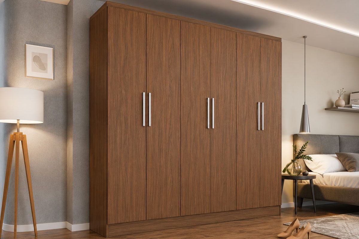 Guarda Roupa Casal 6 Portas e 3 Gavetas PH1127 Herval
