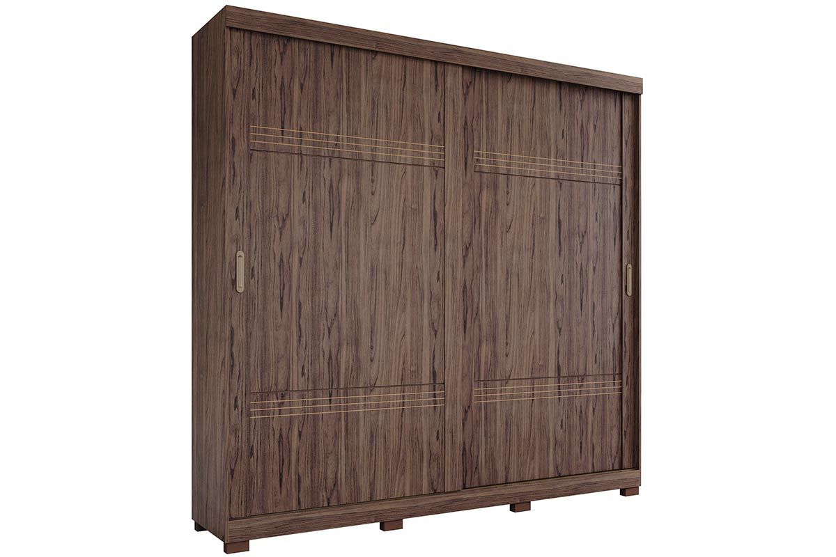 Guarda Roupa Casal 2 Portas de Correr e 4 Gavetas c/Pés Blumenau Panan Guarda Roupa Casal 2 Portas de Correr e 4 Gavetas c/Pés Blumenau Panan